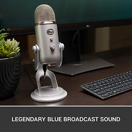 Blue Microphones Yeti - USB Microphone for Recording and Streaming on PC and Mac